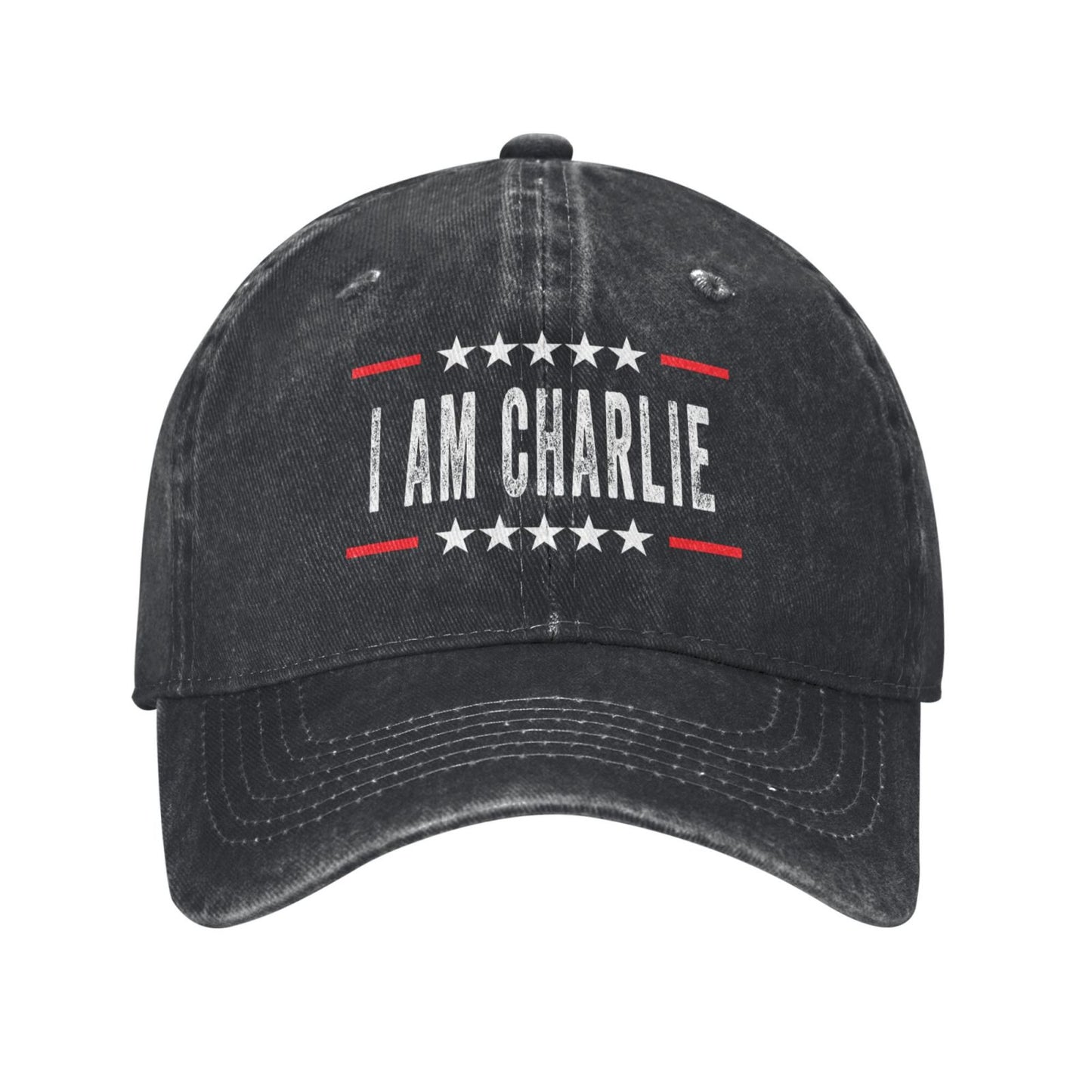 I Am Charlie Printed unisex baseball cap outdoor hats adjustable cap trucker gift hat
