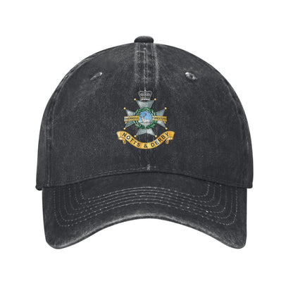 Sherwood Foresters Printed unisex baseball cap adjustable cap outdoor trucker hat veterans Gifts