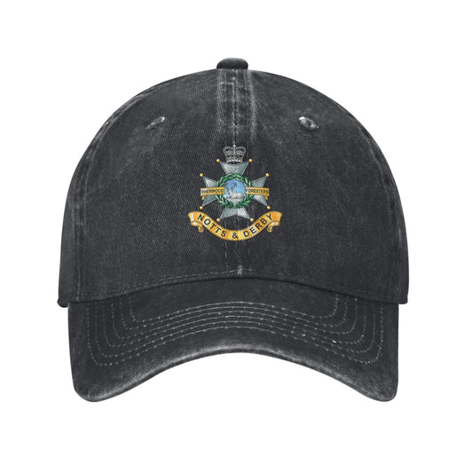 Sherwood Foresters Printed unisex baseball cap adjustable cap outdoor trucker hat veterans Gifts