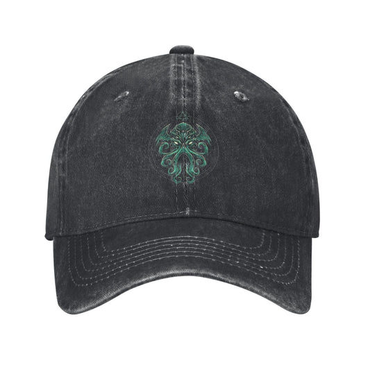 Cthulhu Cult Printed unisex baseball cap outdoor hats adjustable cap trucker gift hat