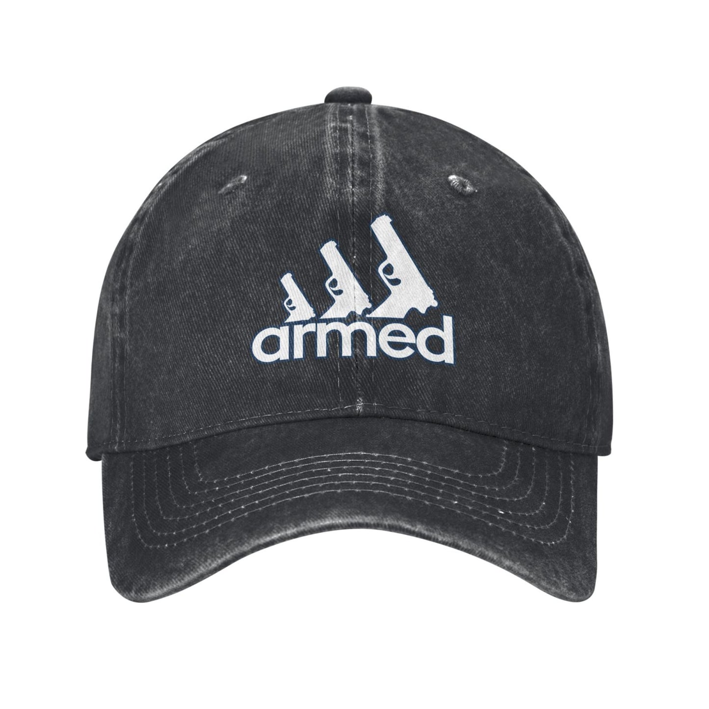 Armed Pistol Printed unisex baseball cap adjustable cap outdoor sun hats trucker hat