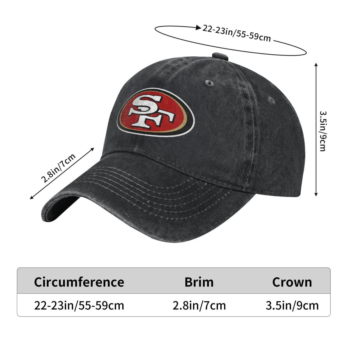 SF Printed unisex baseball cap outdoor hats adjustable cap trucker gift hat