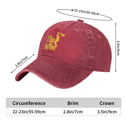 The Who Printed unisex baseball cap adjustable cap outdoor trucker hat veterans Gifts