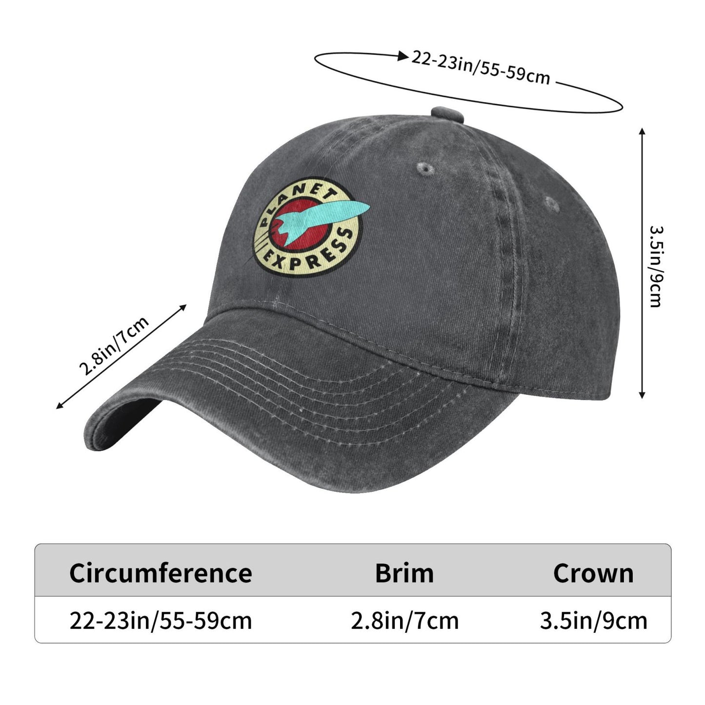 Express Planet Printed unisex baseball cap adjustable cap outdoor sun hats trucker hat