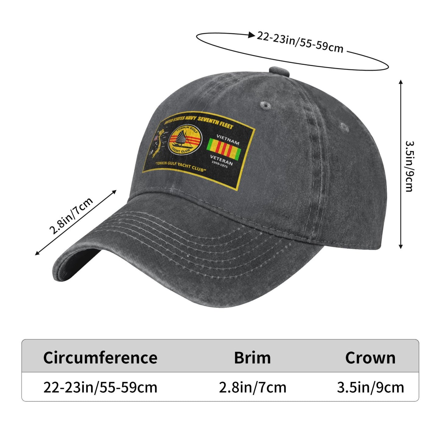 Tonkin Gulf Yacht Club Printed unisex baseball cap adjustable cap outdoor sunshade trucker hat