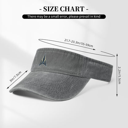 Space Delta 3 Emblem Printing adjustable Empty Top Baseball Sun Cap unisex outdoor sport hat veterans gift