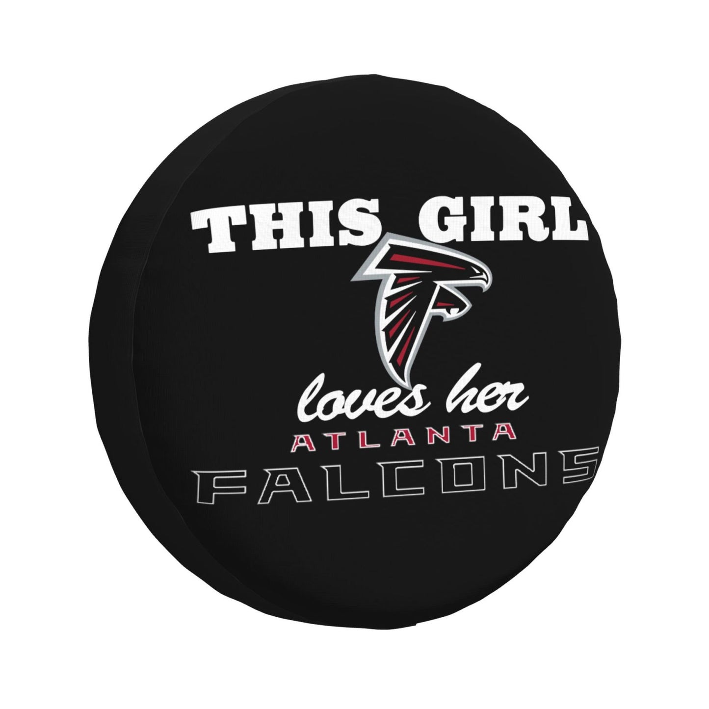 Atlanta Falcons Printing wheel dust cover black background car tire cover
