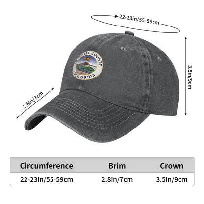 Imperial County California Printed unisex baseball cap adjustable cap outdoor sun hats trucker hat