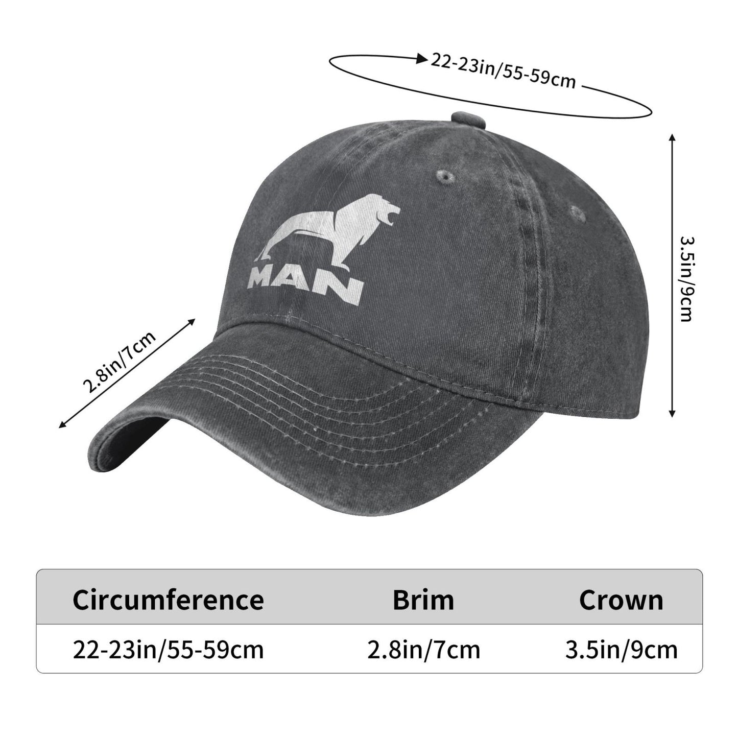 Man Print Printed unisex baseball cap adjustable cap outdoor sun hats trucker hat