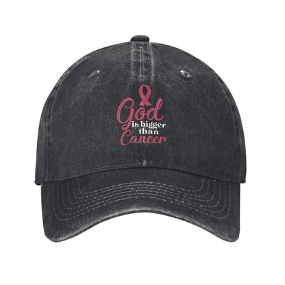 God Is Bigger Than Printed unisex baseball cap adjustable cap outdoor sun hats trucker hat