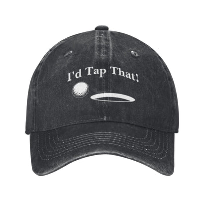 I'd Tap That Printed unisex baseball cap adjustable cap outdoor sun hats trucker hat