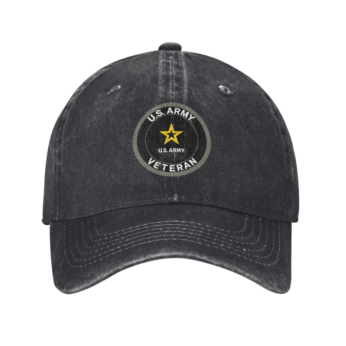 U.S. Army Licensed Round Veteran Printed unisex baseball cap adjustable cap outdoor sun hats trucker hat