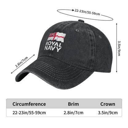ROYAL NAVY Printed unisex baseball cap adjustable cap outdoor trucker hat veterans Gifts