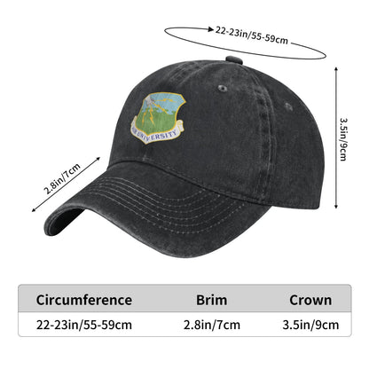 Air University Printed unisex baseball cap adjustable cap veteran gift