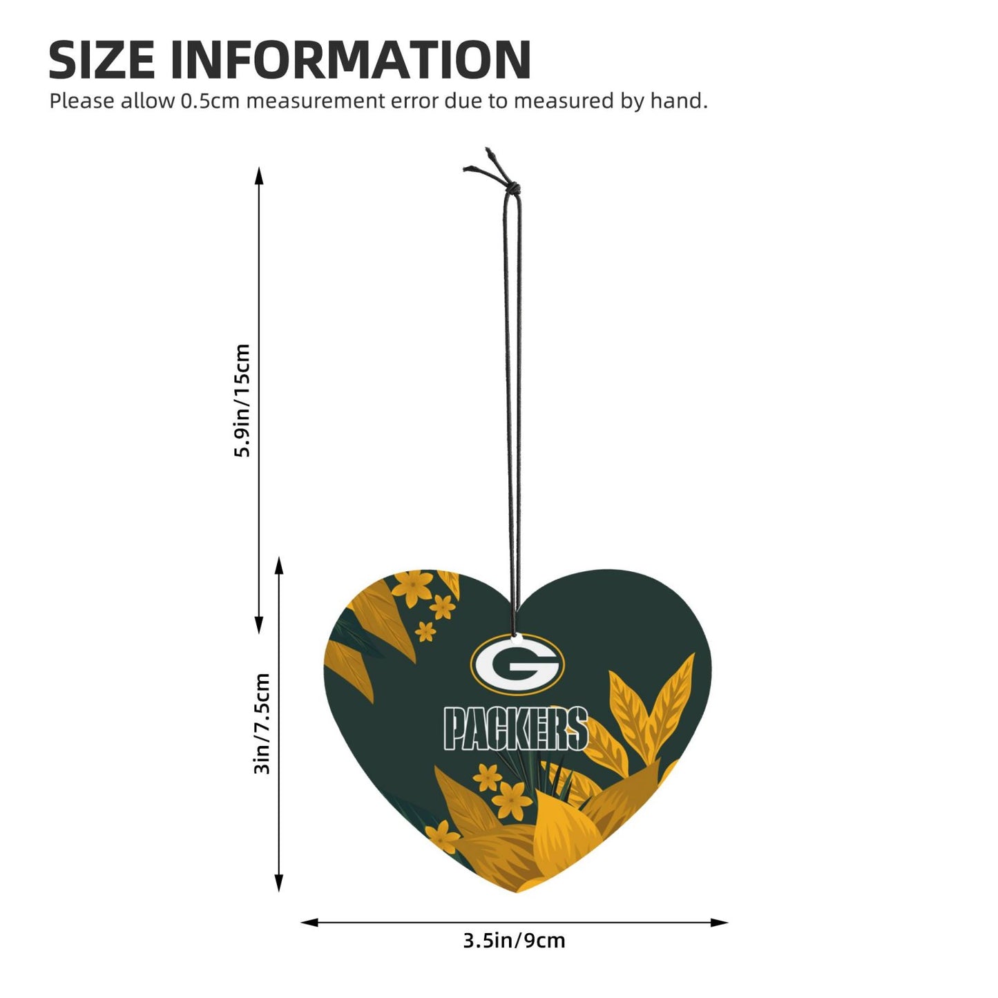 4pcs- Green Bay Packers car aromatherapy tablets Car Air Fresheners Cards Set