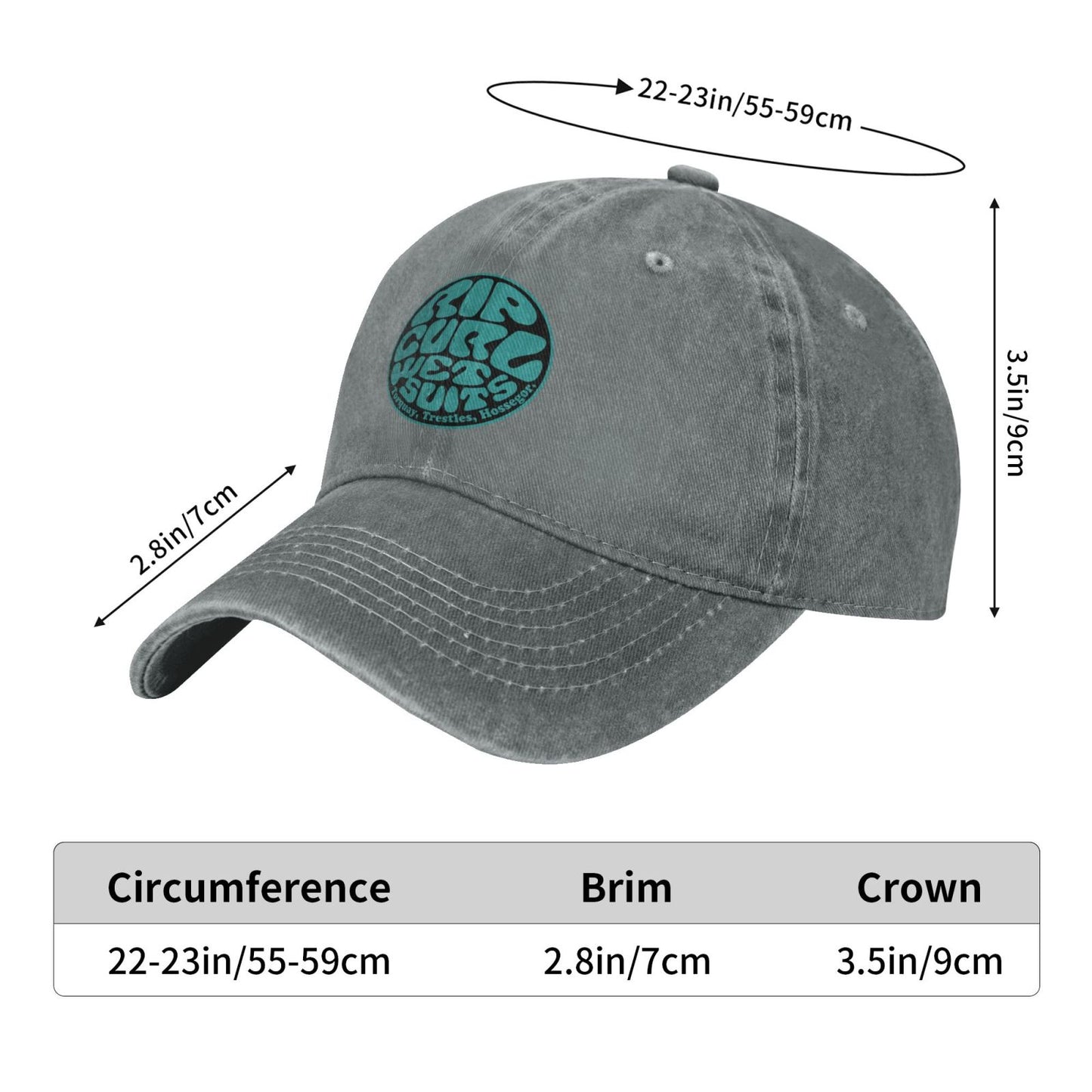 Rip Curl Wetty Land Printed unisex baseball cap outdoor hats adjustable cap trucker gift hat