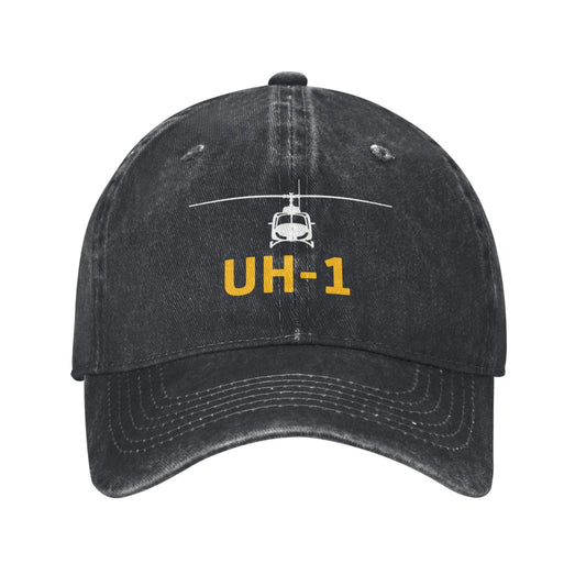UH-1 Veterans Printed unisex baseball cap outdoor hats adjustable cap trucker gift hat