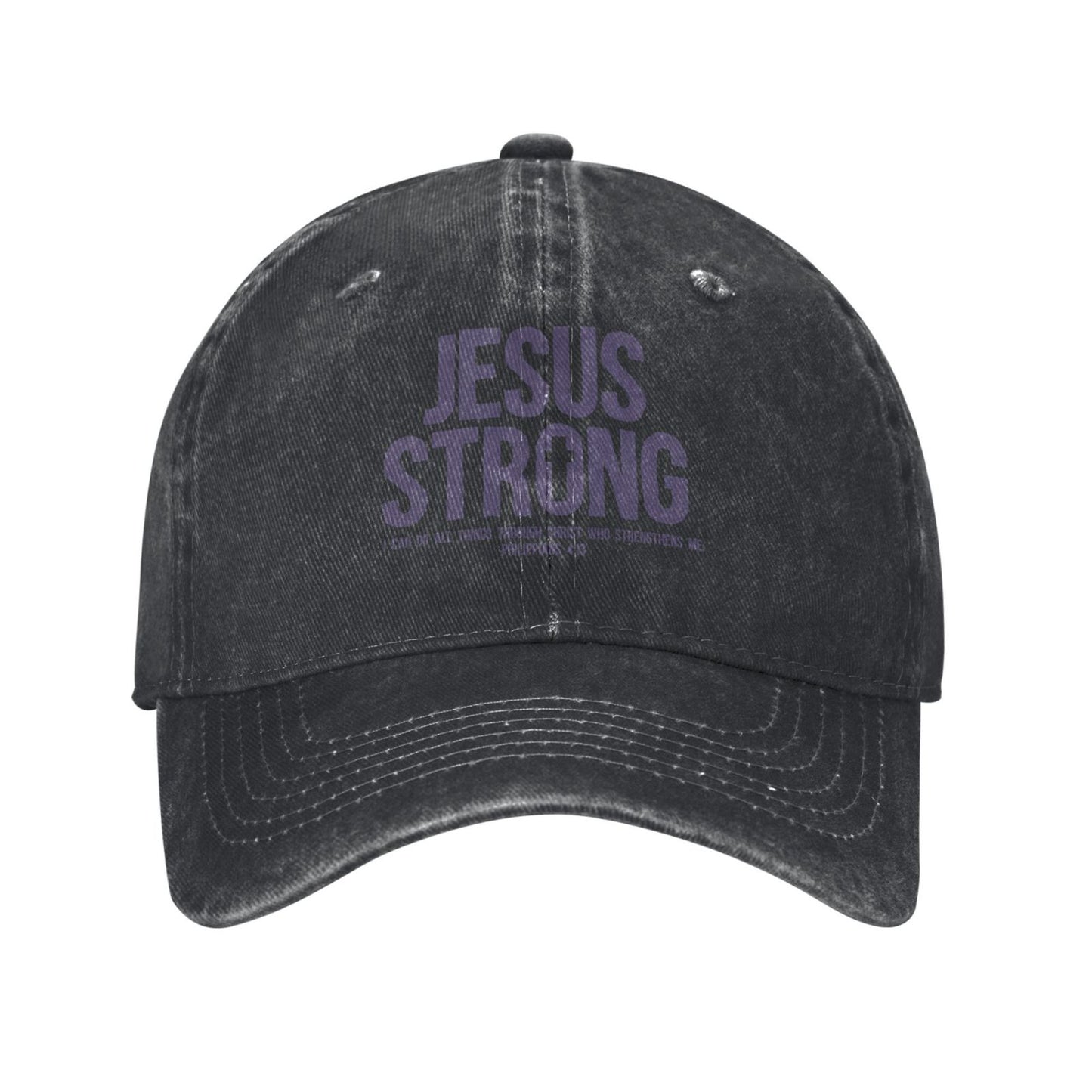 JESUS STRONG Printed unisex baseball cap adjustable cap outdoor sun hats trucker hat