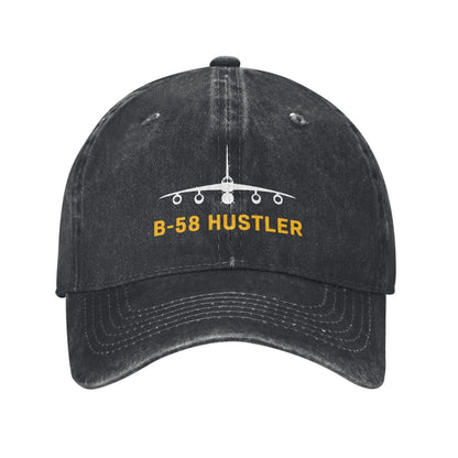 B-58 Hustler Printing unisex baseball cap adjustable hats Outdoor leisure hat veteran gift