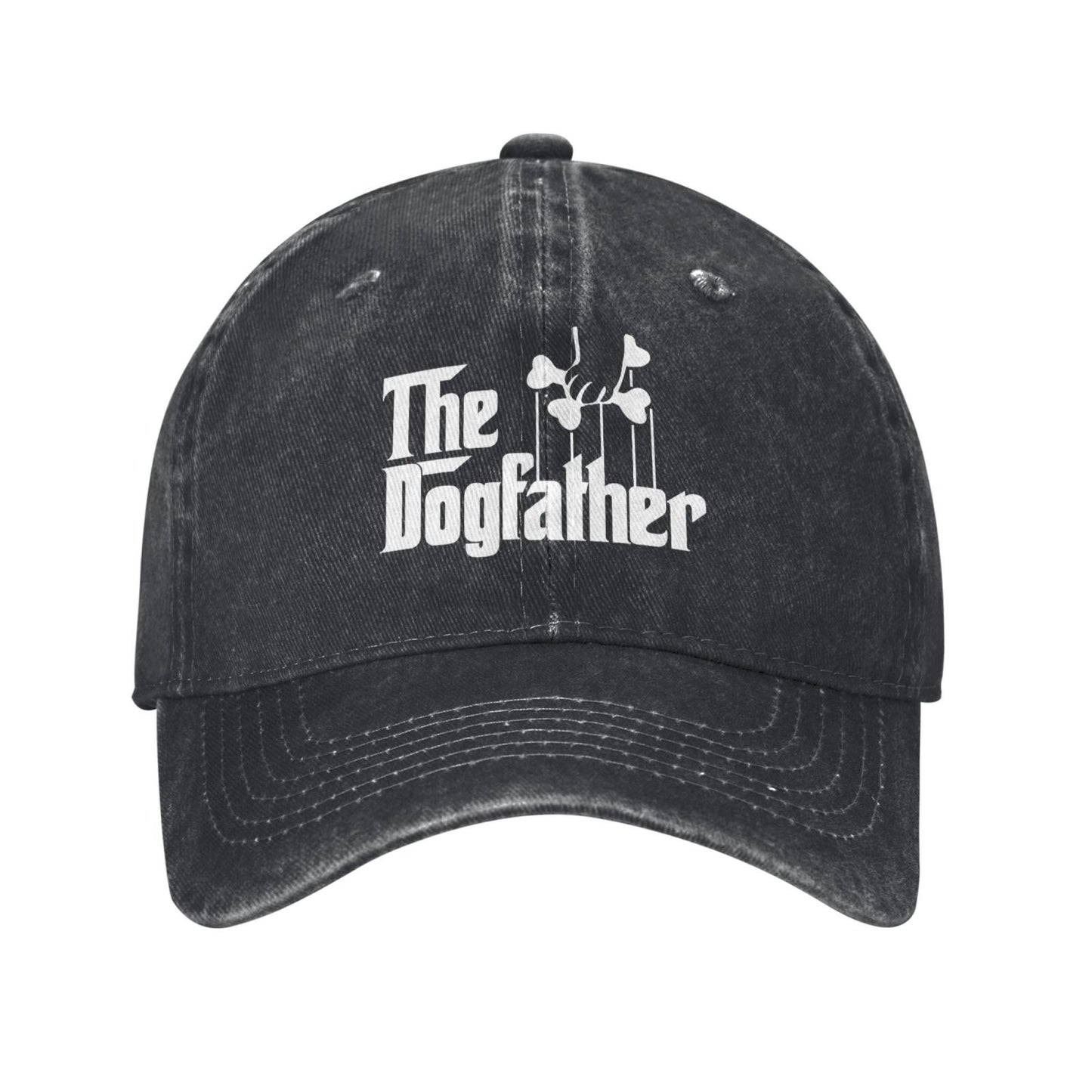The Dogfather Print Printed unisex baseball cap adjustable cap outdoor sun hats trucker hat
