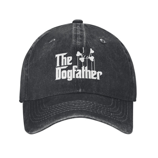The Dogfather Print Printed unisex baseball cap adjustable cap outdoor sun hats trucker hat