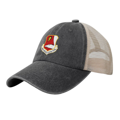 940th Air Refueling Wing Printed unisex baseball cap adjustable grid baseball cap veteran gift