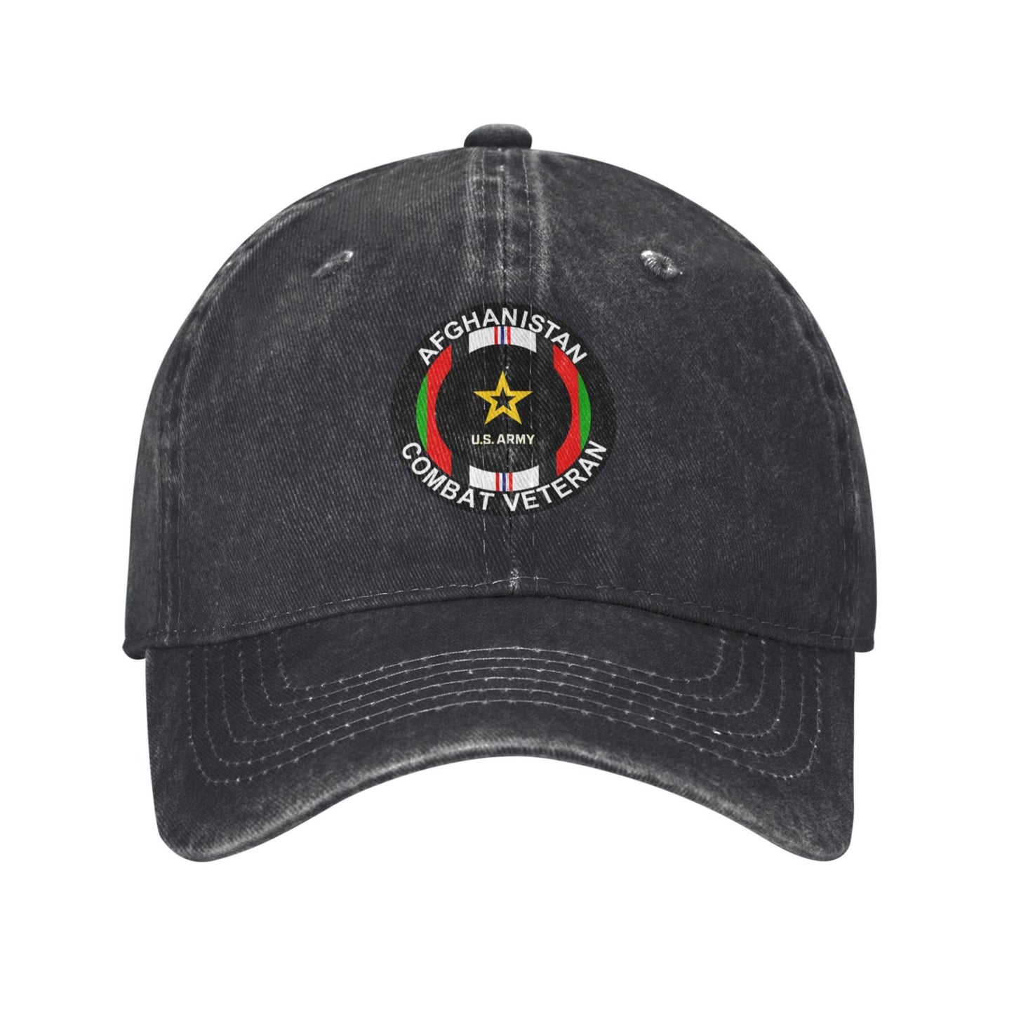 AFGHANISTAN COMBAT VETERAN Printed unisex baseball cap adjustable cap outdoor sun hats trucker hat