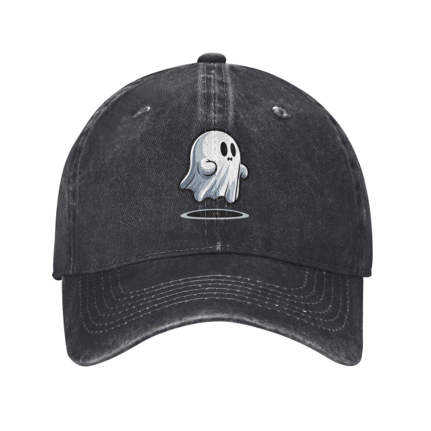 Cute Little Ghost Printed unisex baseball cap adjustable cap outdoor sun hats trucker hat