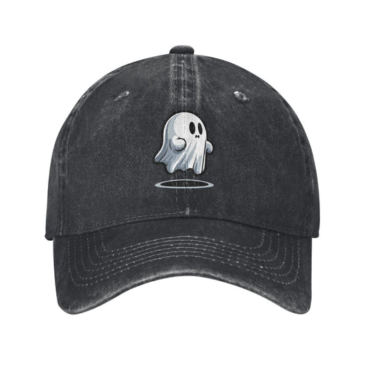 Cute Little Ghost Printed unisex baseball cap adjustable cap outdoor sun hats trucker hat