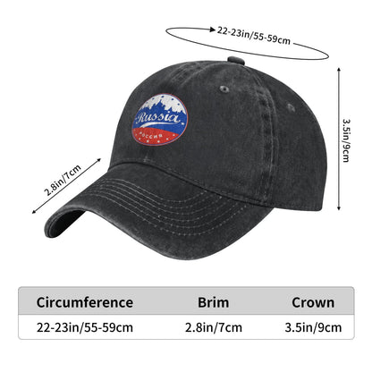 Russia Printed unisex baseball cap adjustable cap outdoor sun hats trucker hat