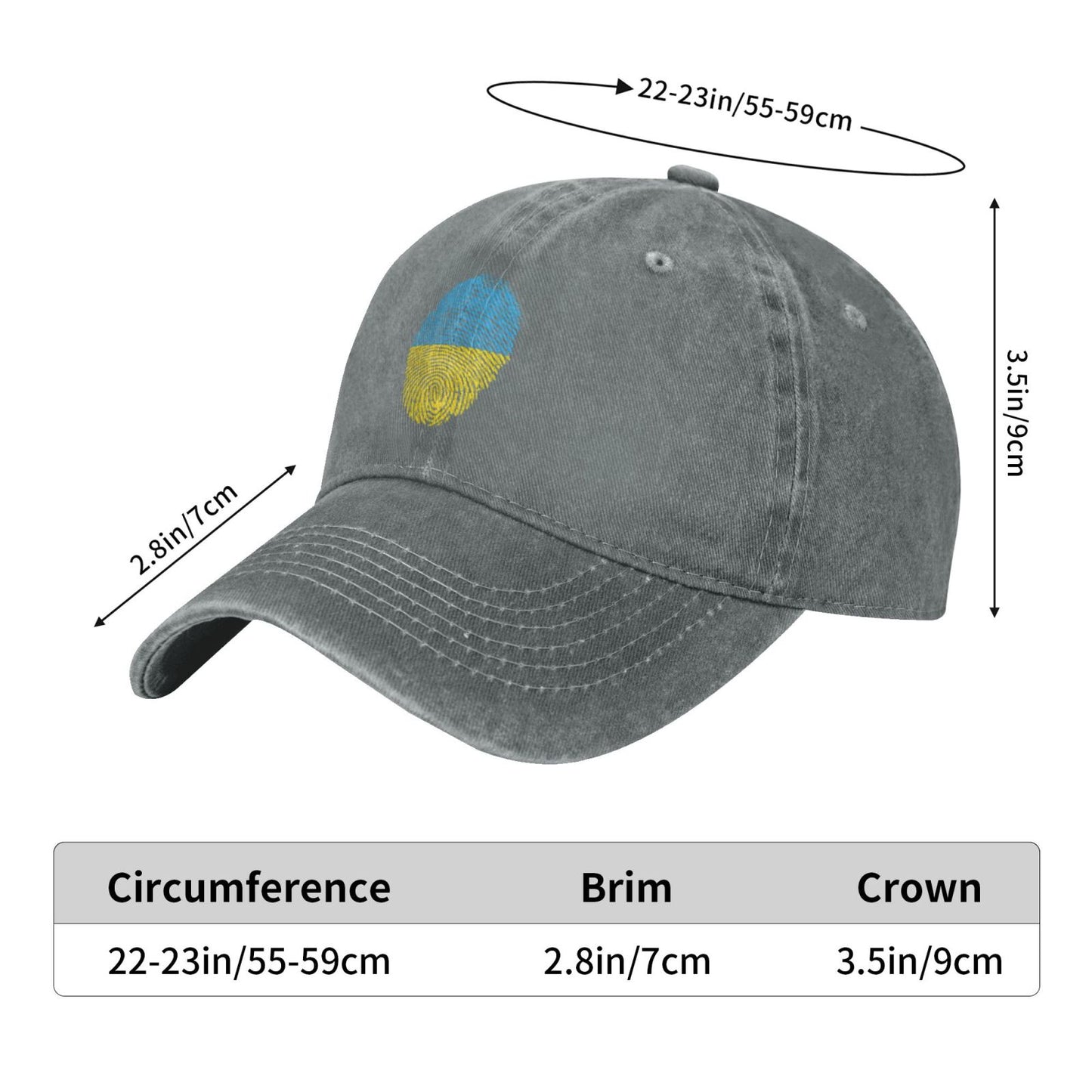 It's In My DNA Ukraine Printed unisex baseball cap outdoor hats adjustable cap trucker gift hat