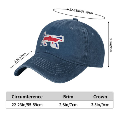 Siamese Cat Flag Of The United Kingdom Sticker Printed unisex baseball cap adjustable cap outdoor sun hats trucker hat