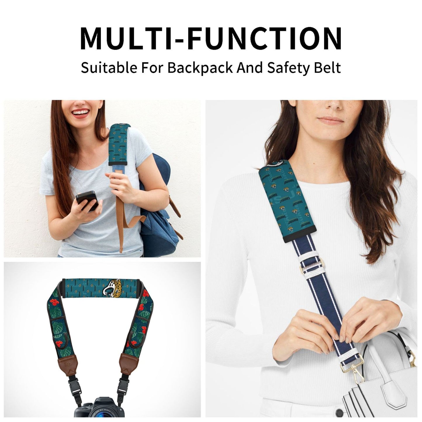 Jacksonville Jaguars personalized seat belt protective cover Car seat belt protective cover