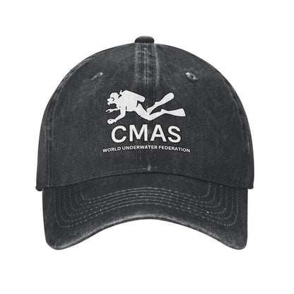 CMAS Logo Printed unisex baseball cap adjustable cap outdoor sun hats trucker hat