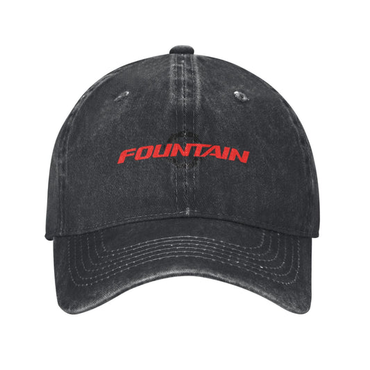Fountain Powerboats Printed unisex baseball cap adjustable cap outdoor sun hats trucker hat