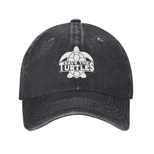 Save The Turtles Printed unisex baseball cap adjustable cap outdoor sun hats trucker hat