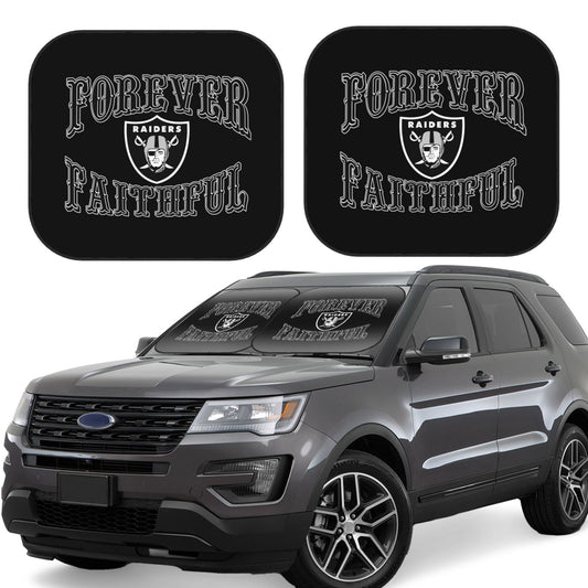 Las Vegas Raiders Car front windshield sunshade UV resistant sunshade foldable