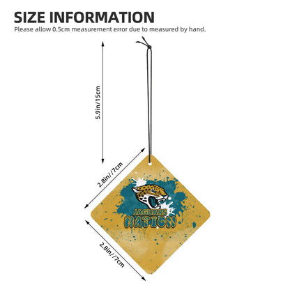 4-pcs Jacksonville Jaguars Car Air Fresheners Cards Set car aromatherapy tablets