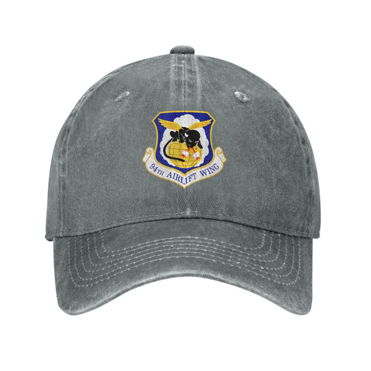 94th Airlift Wing Printed unisex baseball cap adjustable cap outdoor trucker hat veterans Gifts