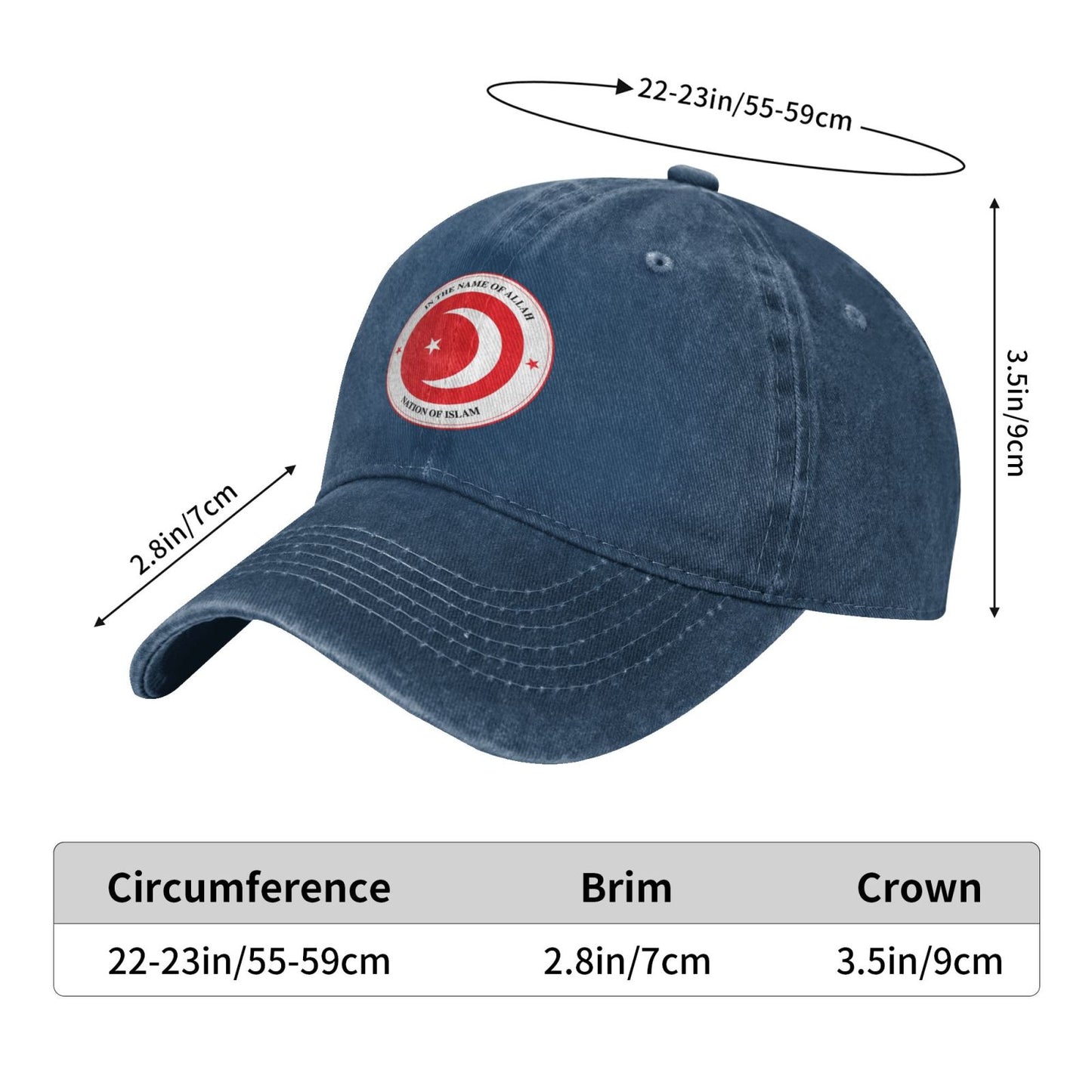 Nation Of Islam Flag Printed unisex baseball cap outdoor hats adjustable cap trucker gift hat
