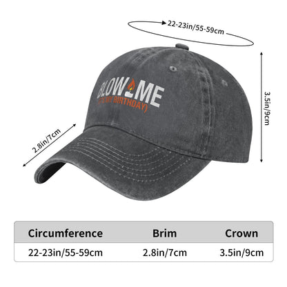 BLOWiME IT'S MY BIRTHDAY (2) Printed unisex baseball cap adjustable cap outdoor sun hats trucker hat