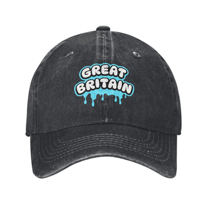 Great Britain Sticker Printed unisex baseball cap adjustable cap outdoor sun hats trucker hat