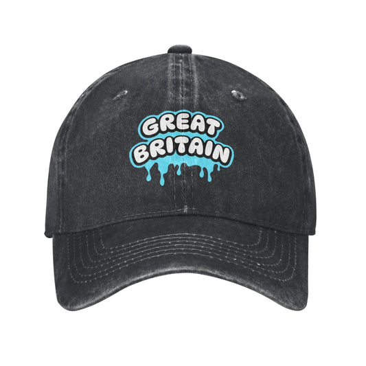 Great Britain Sticker Printed unisex baseball cap adjustable cap outdoor sun hats trucker hat
