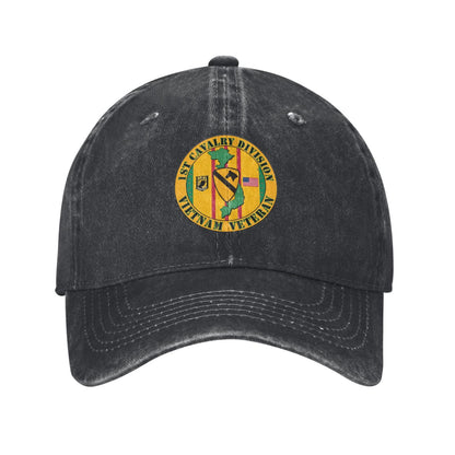 1st Cavalry Division Vietnam Veteran Printed unisex baseball cap adjustable cap outdoor sun hats trucker hat