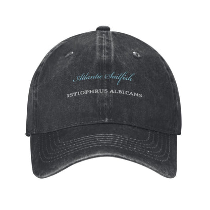 Atlantic Sailfish Fishing Printed unisex baseball cap adjustable cap outdoor sun hats trucker hat