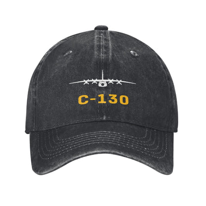 C-130 Printed unisex baseball cap adjustable cap outdoor sunshade trucker hat