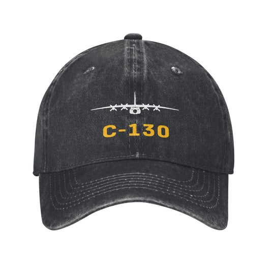 C-130 Printed unisex baseball cap adjustable cap outdoor sunshade trucker hat