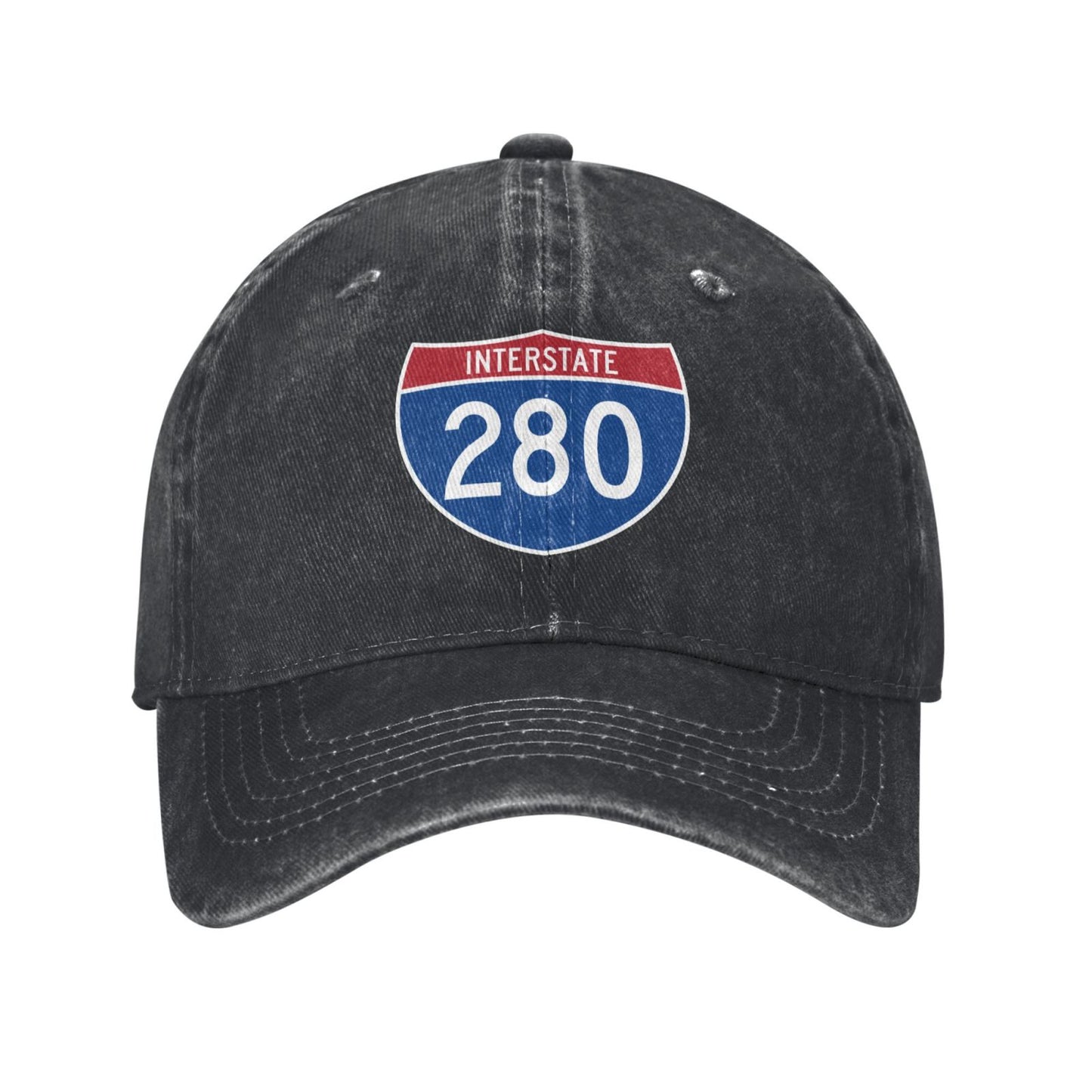 INTERSTATE 280 Printed unisex baseball cap adjustable cap outdoor sun hats trucker hat