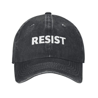 RESIST Printed unisex baseball cap adjustable cap outdoor sun hats trucker hat