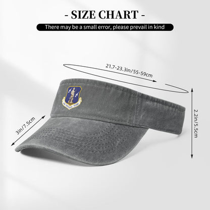 US-AirNationalGuard-2007Emblem Printing adjustable Empty Top Baseball Sun Cap unisex outdoor sport hat veterans gift
